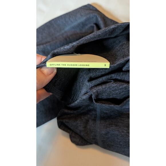 Offline by Aerie Women The Hugger Leggings Hi-Rise Stretch Gray Size Small - Picture 4 of 6